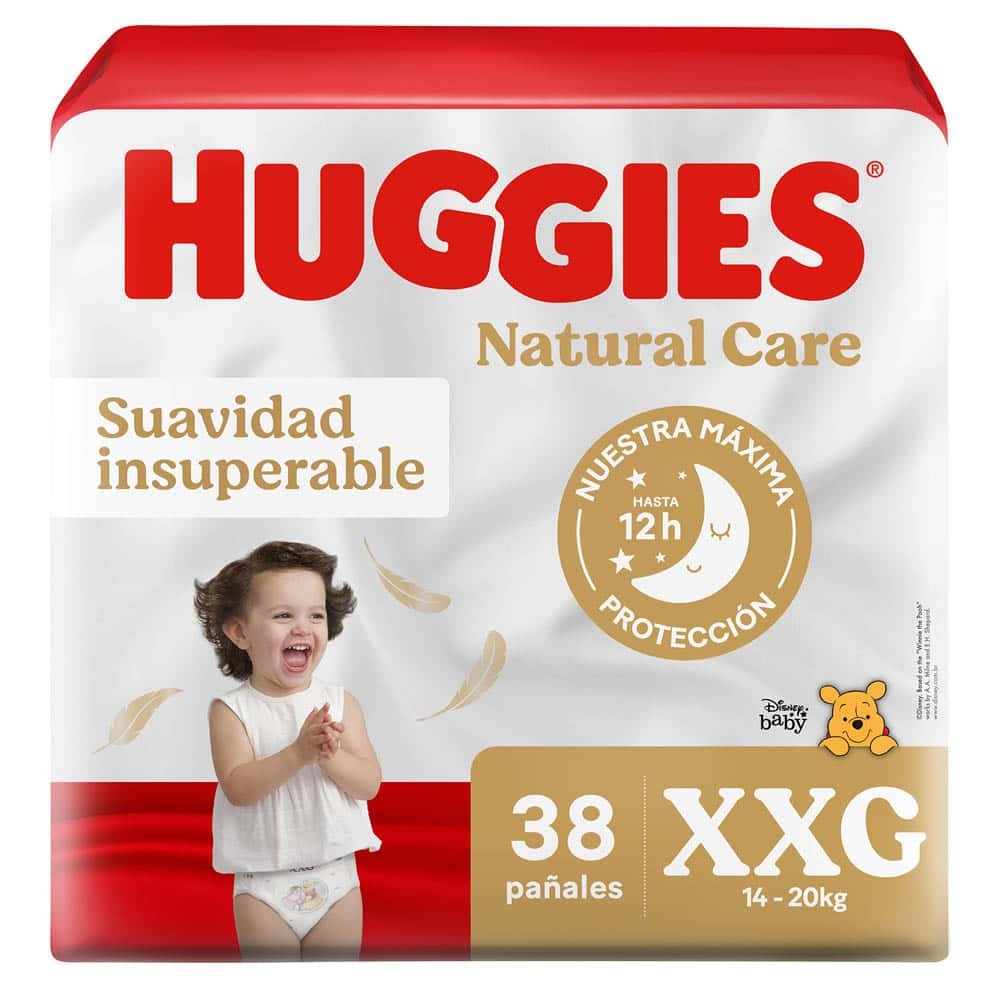 Pañal Hugg Natcare Xxg Pqtx 38 Unid