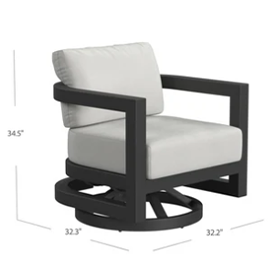 Picture of Sunset | Swivel Club Chair