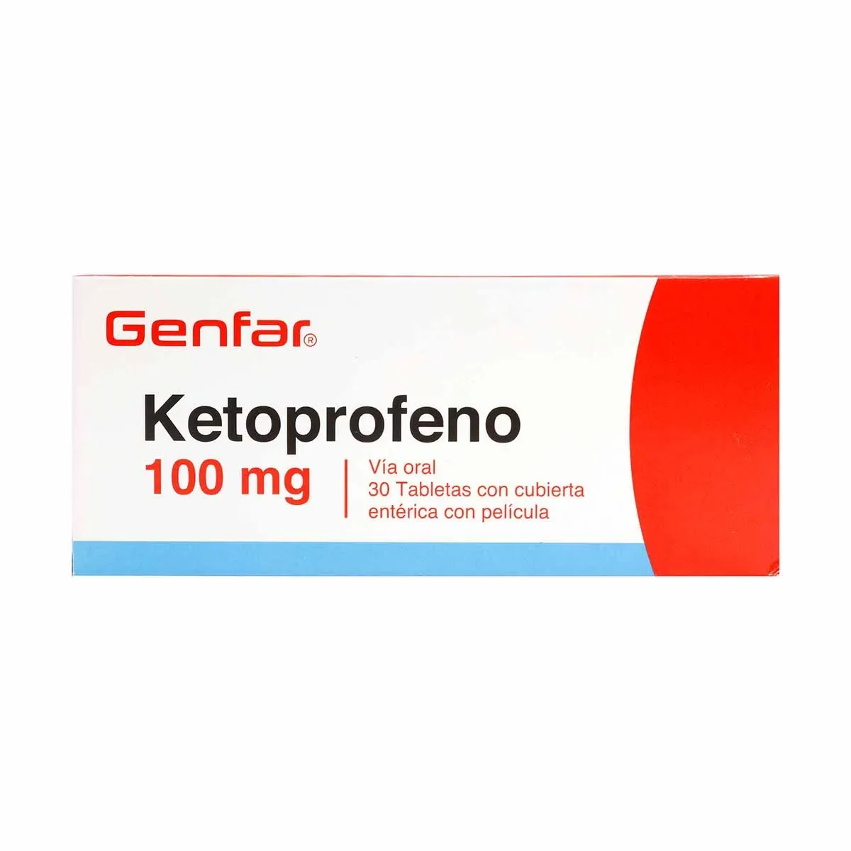 Ketoprofeno 100 Mg Gen Far Cja/30 Tab