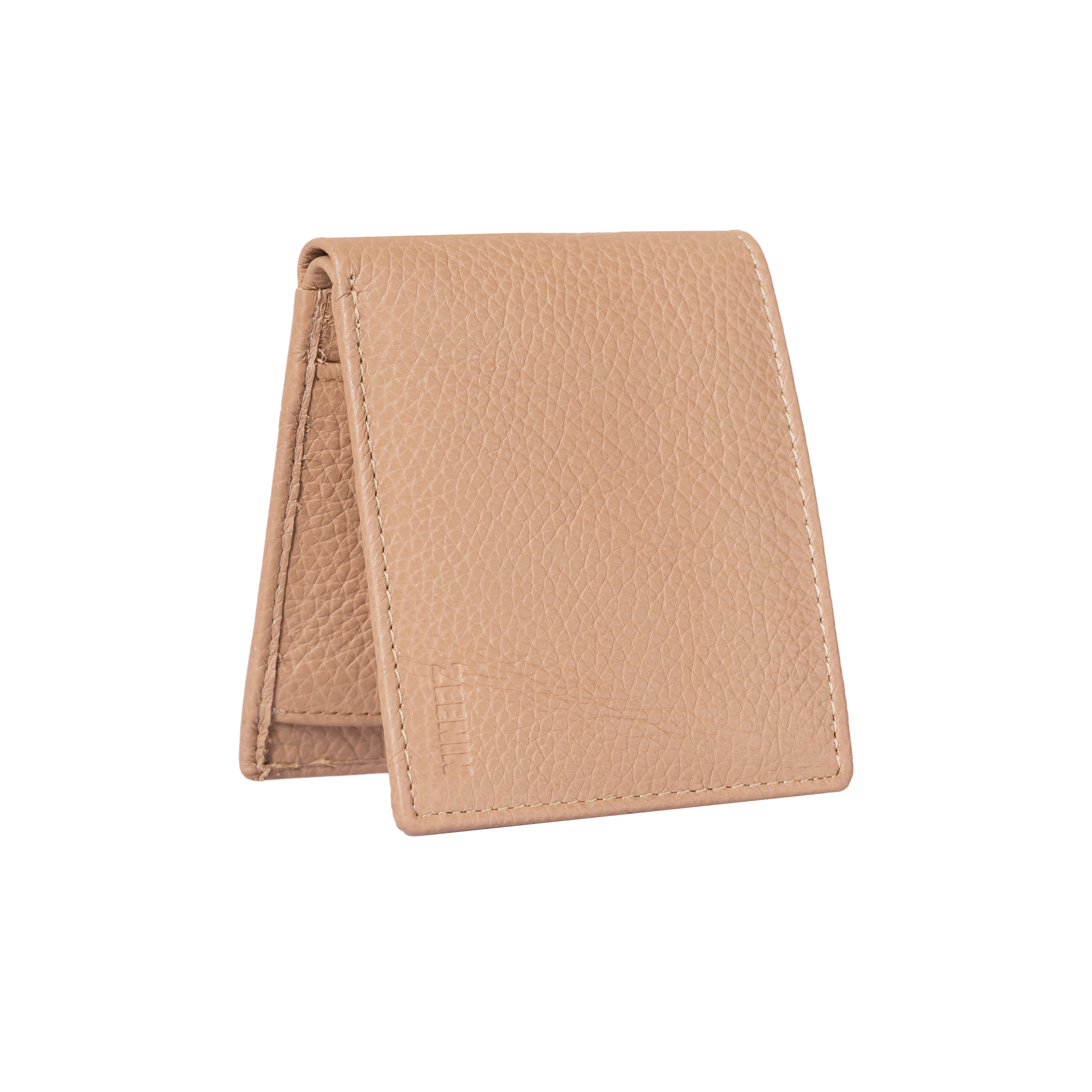 Zeenin Pure Genuine Premium Nappa Leather Handmade Slim Trifold Men’s Wallet with coin Pocket