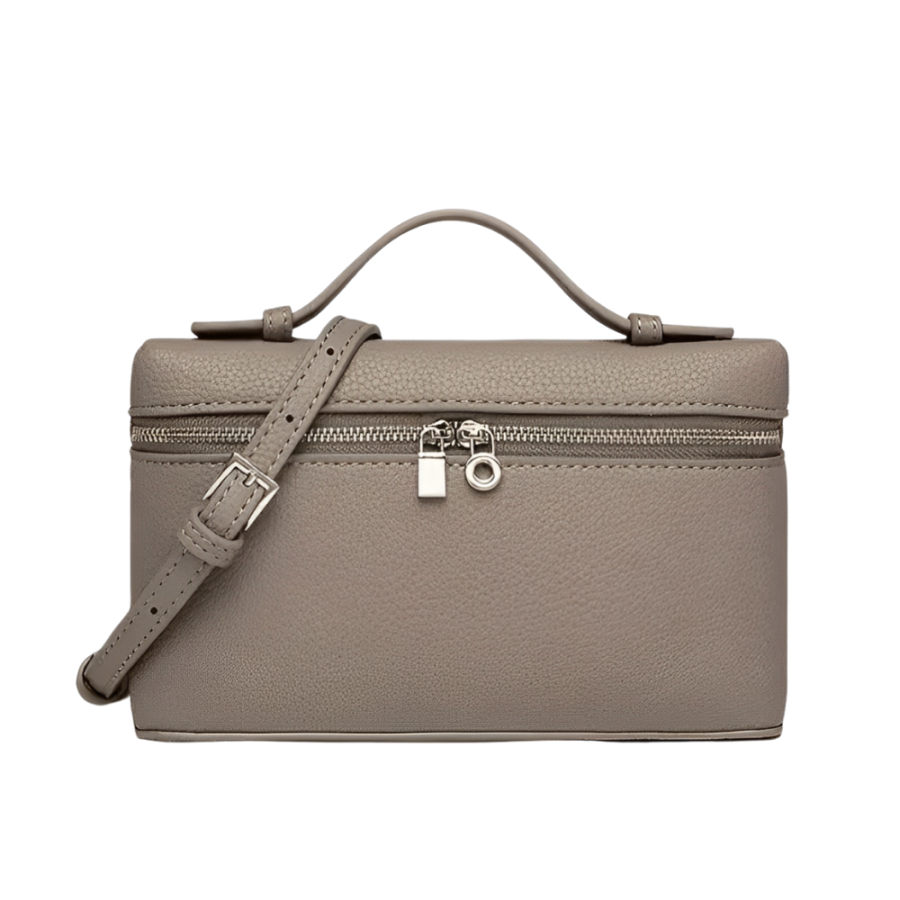 Bolso morral cuero pu, 22x7x14cm