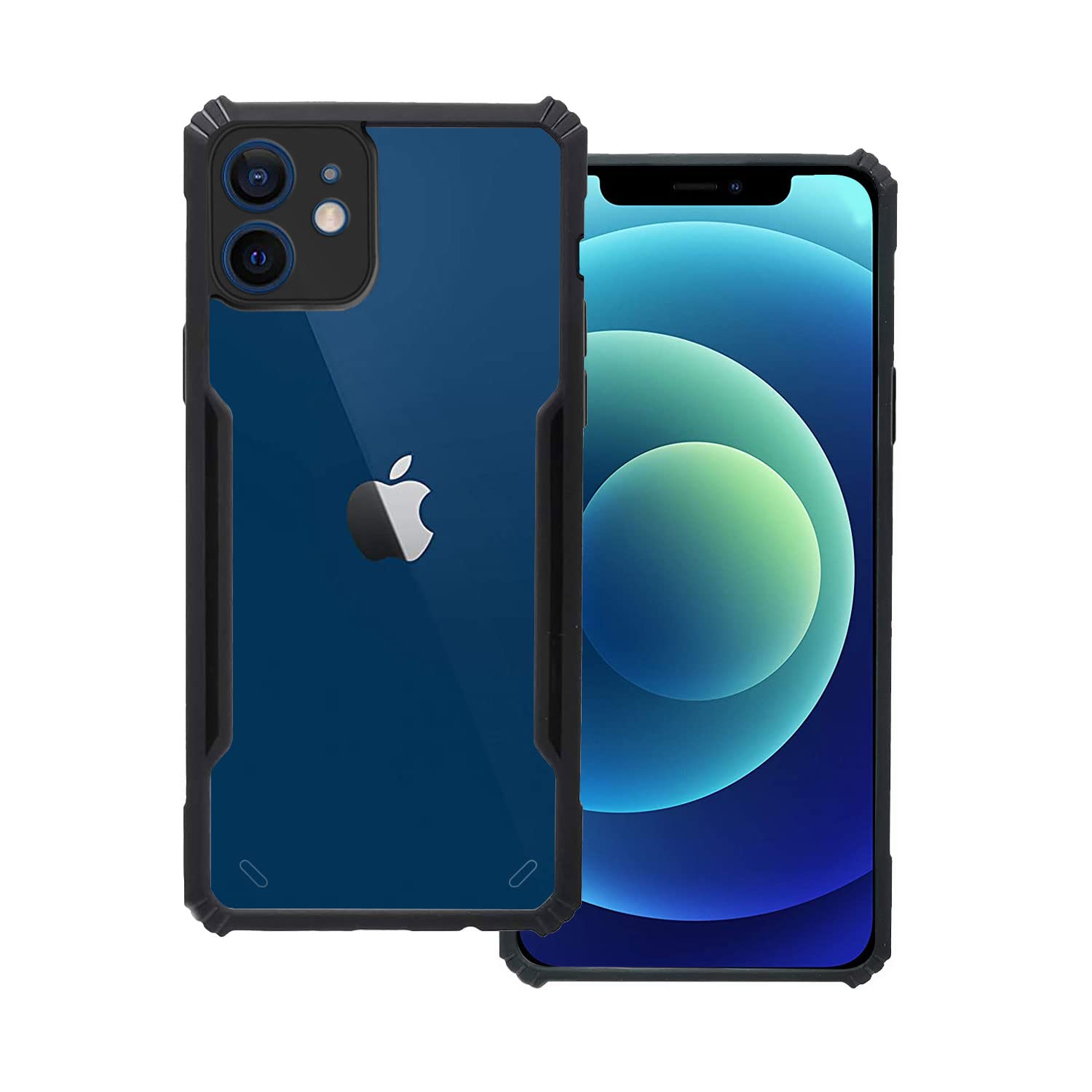 Black Border - Transparent Back iPaky Mobile Back Cover Case