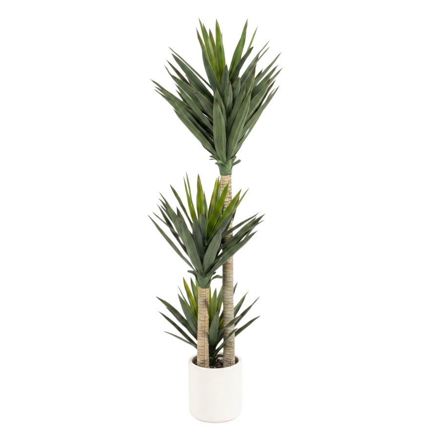 Planta artificial con maceta poliuretano, 150cm