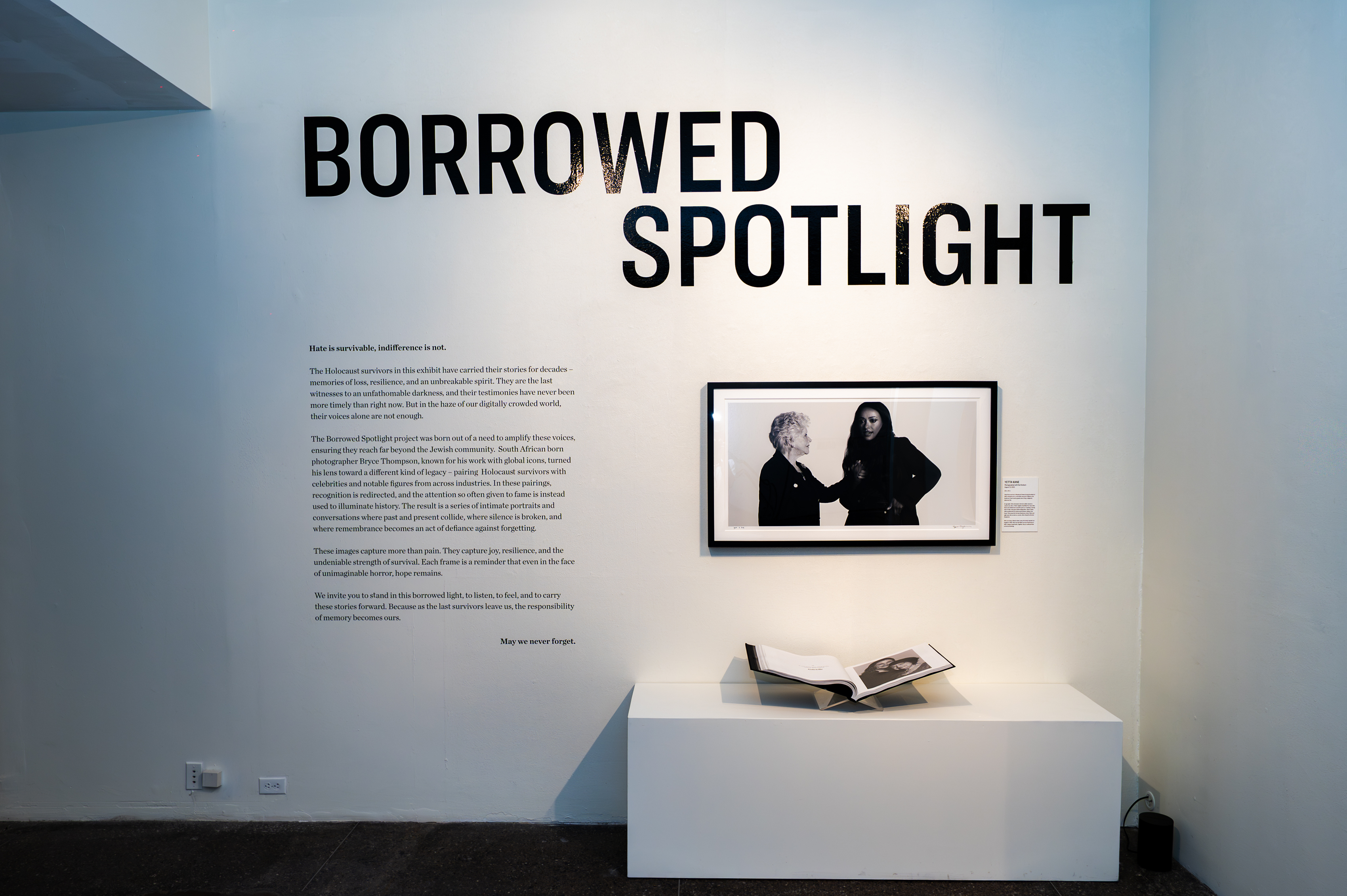 Borrowed Spotlight – Holocaust Survivors Exhibition