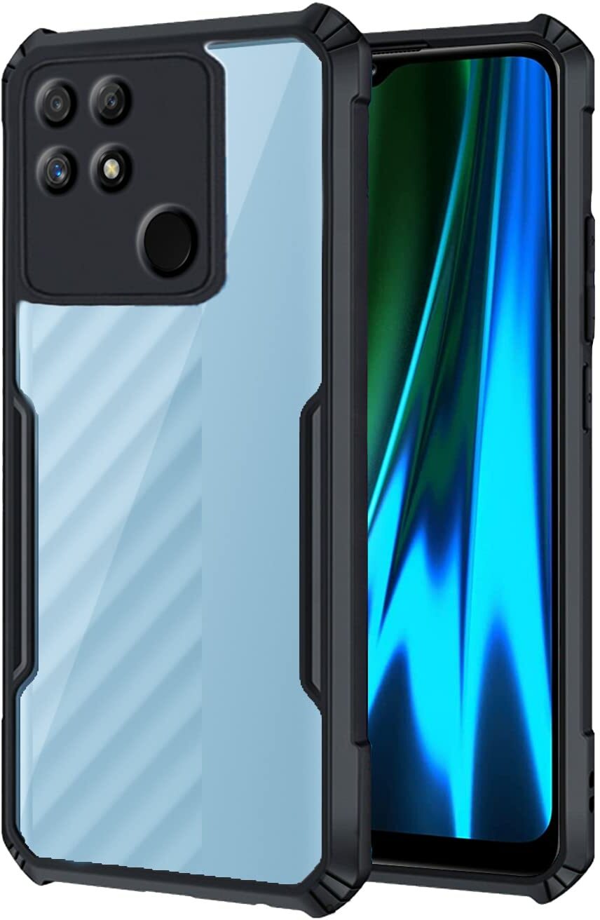 Black Border - Transparent Back iPaky Mobile Back Cover Case