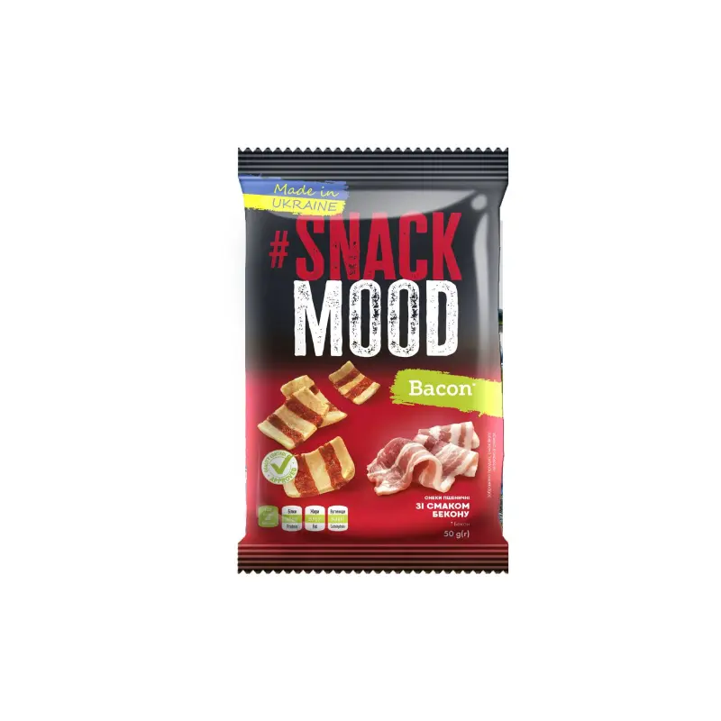 Przekąska pszenno-ziemniaczana o smaku bekonu “Snack Mood” 50g