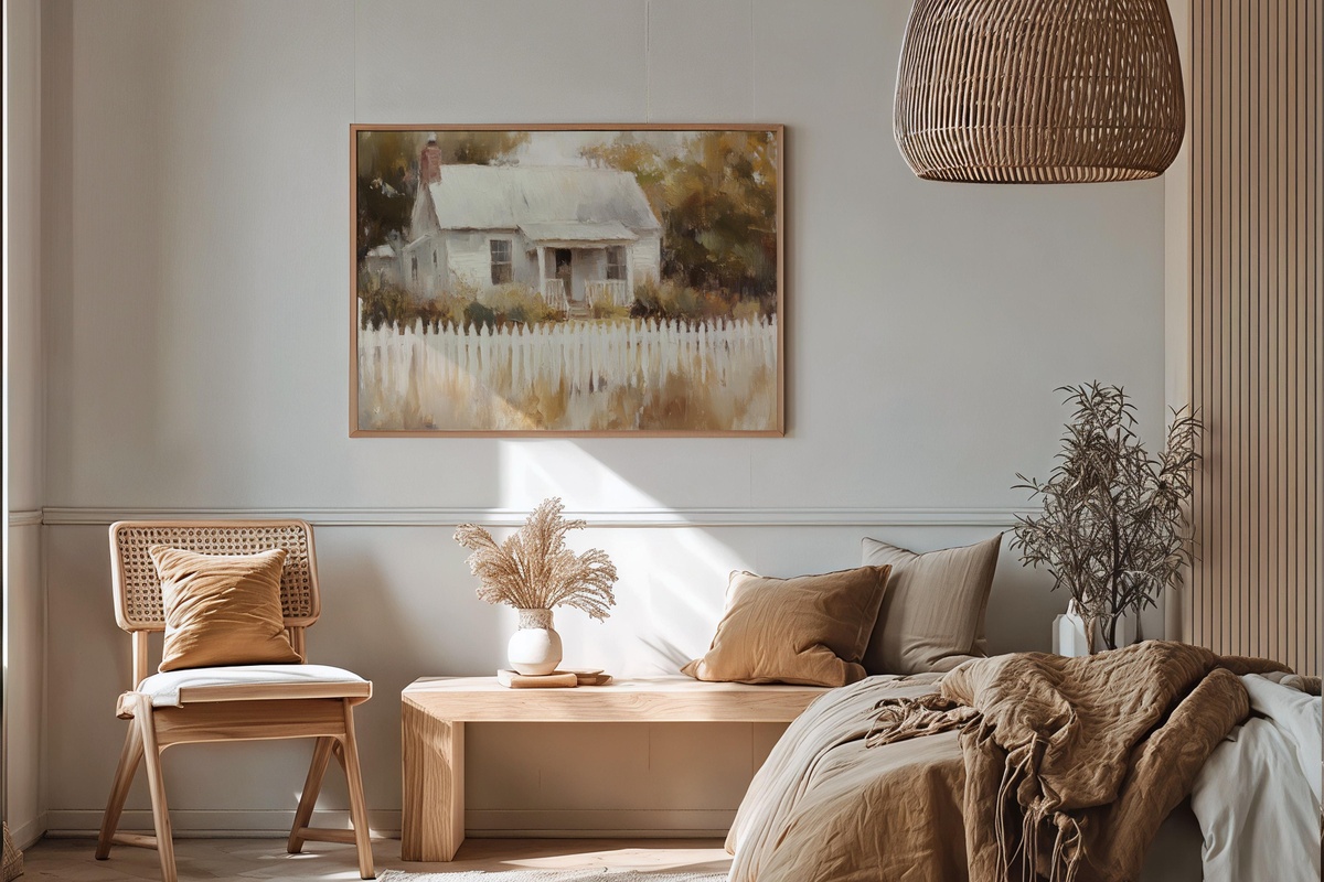 Cozy Farmhouse Radiance Printable Wall Art