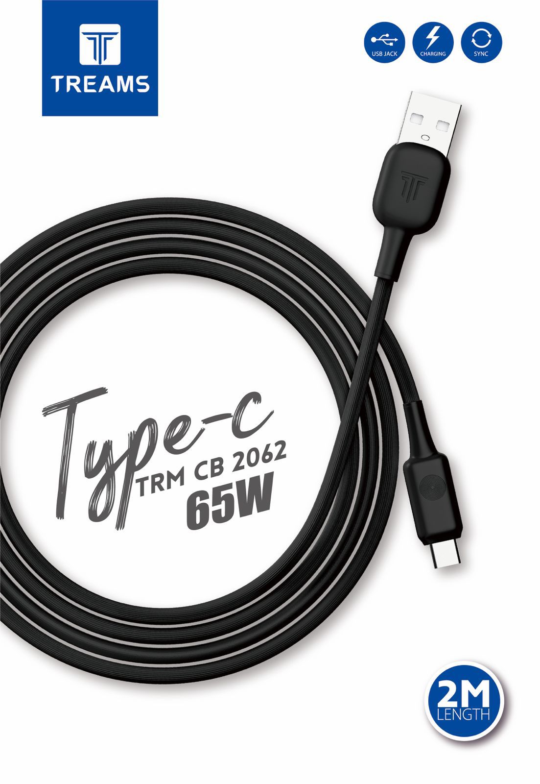 Treams TRM CB-2062 USB to Type-C Data Cable