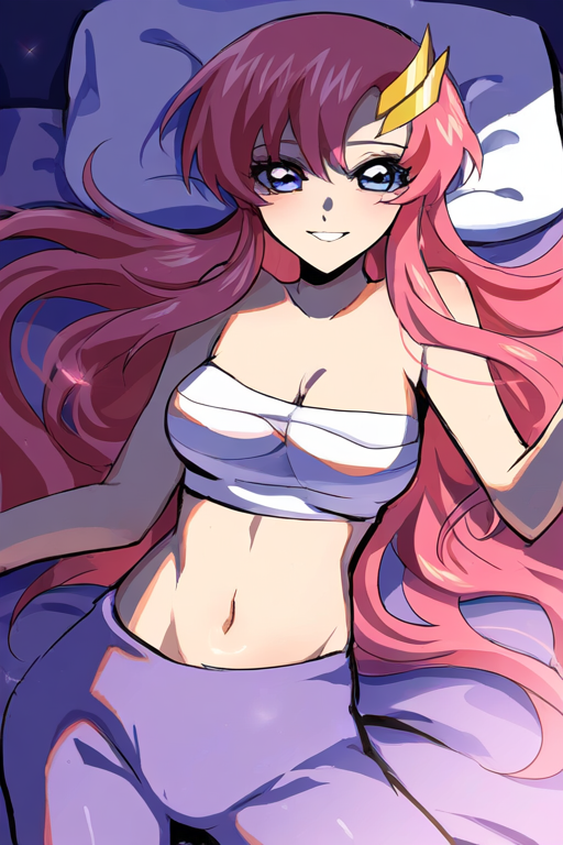 ラクス・クラインのAIエロエロ落書きもの2 by 催●スマホの淫魔 with breasts, pink hair, diva, bunny girl, Lacus Clyne, Mobile Suit Gundam Seed
