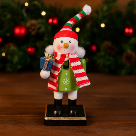 Mini cascanueces madera, 16cm
