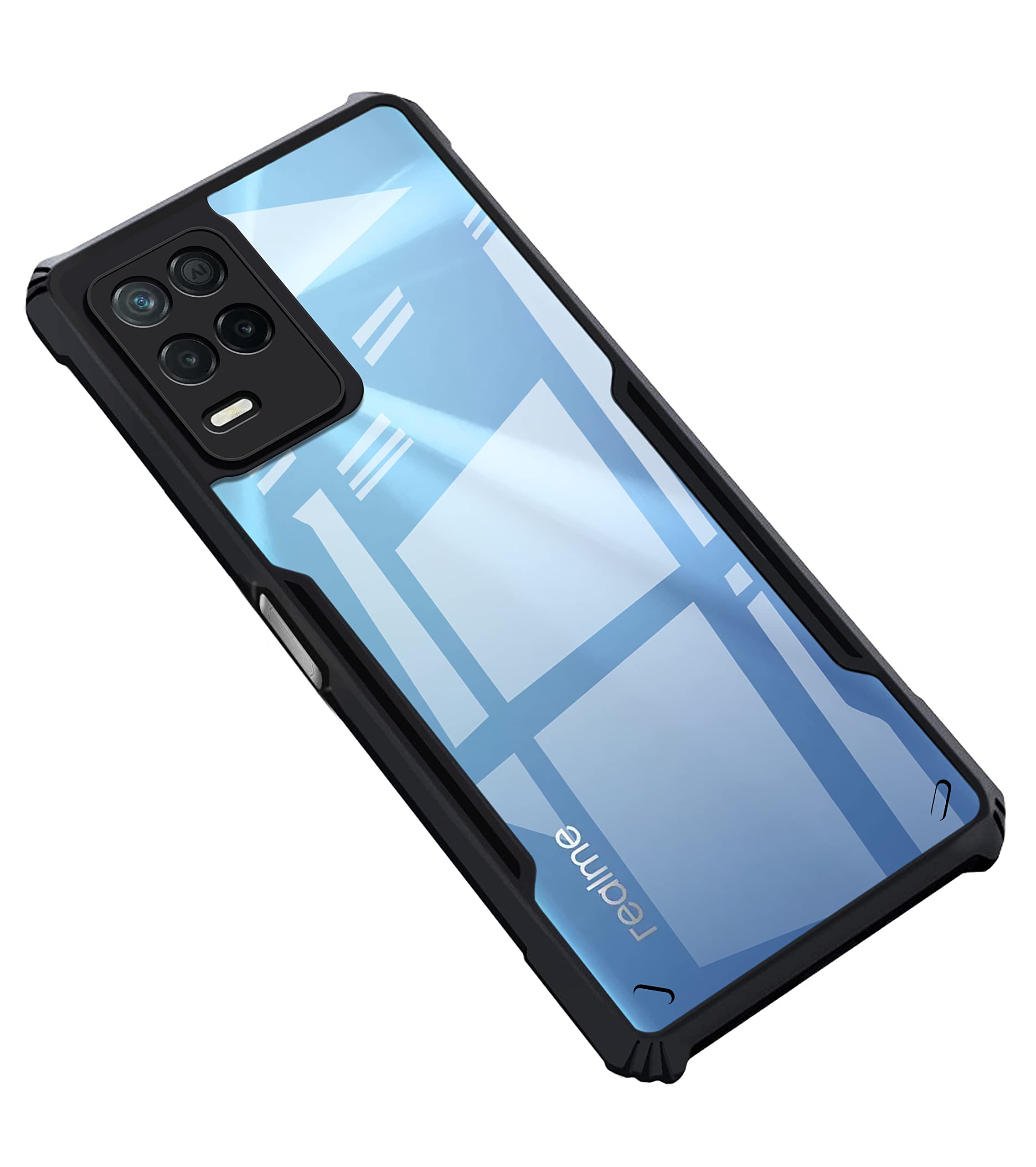 Black Border - Transparent Back iPaky Mobile Back Cover Case
