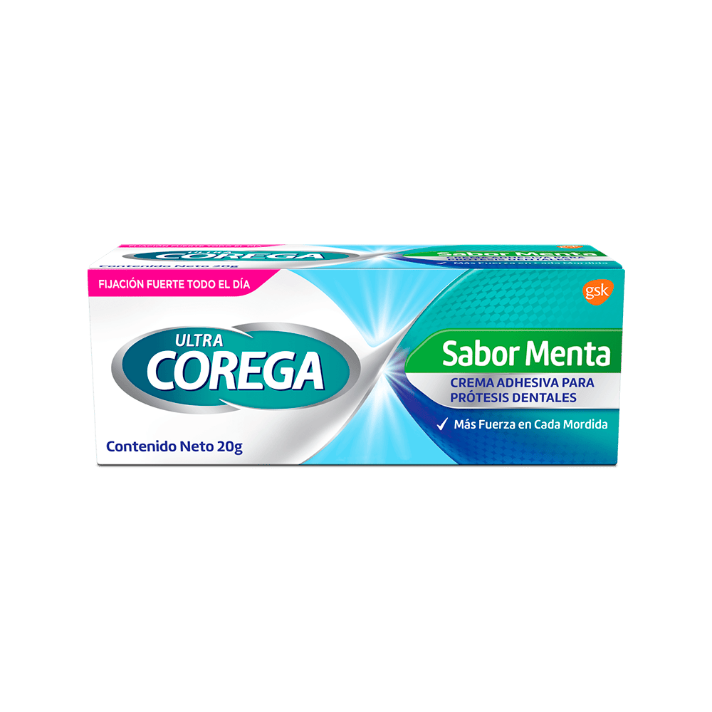Ultra Corega Menta Tbo/20 Gr