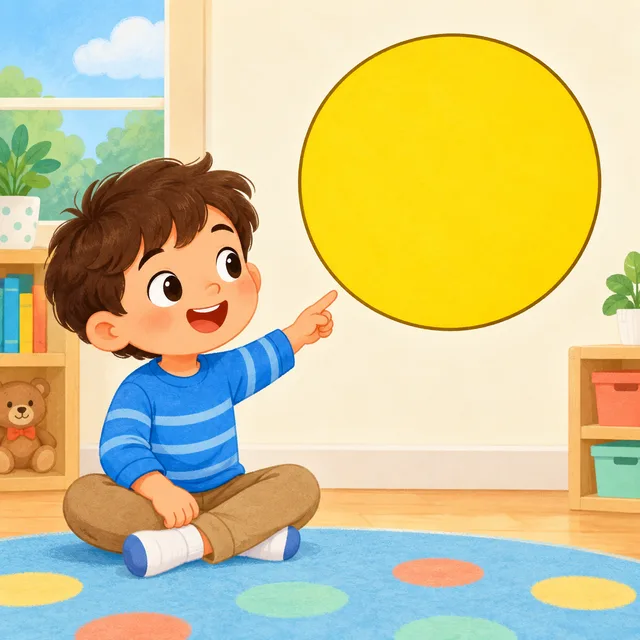 Scene: It is a circle.