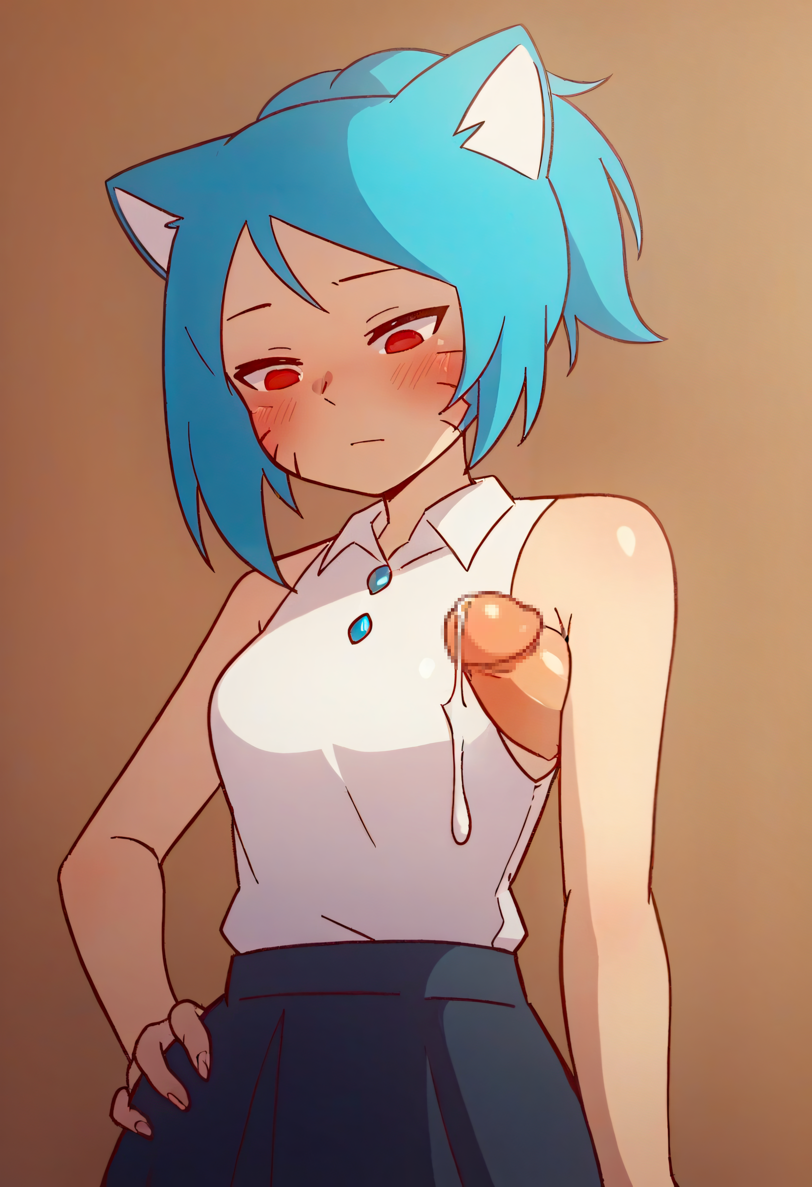 Nicole Watterson armpit sex by AI.XcooleX with armpits, armpit job, handjob, Nicole Watterson, The Amazing World of Gumball, ai art