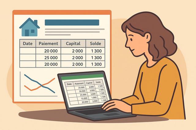 Tabella di monitoraggio del prestito immobiliare con LibreOffice
