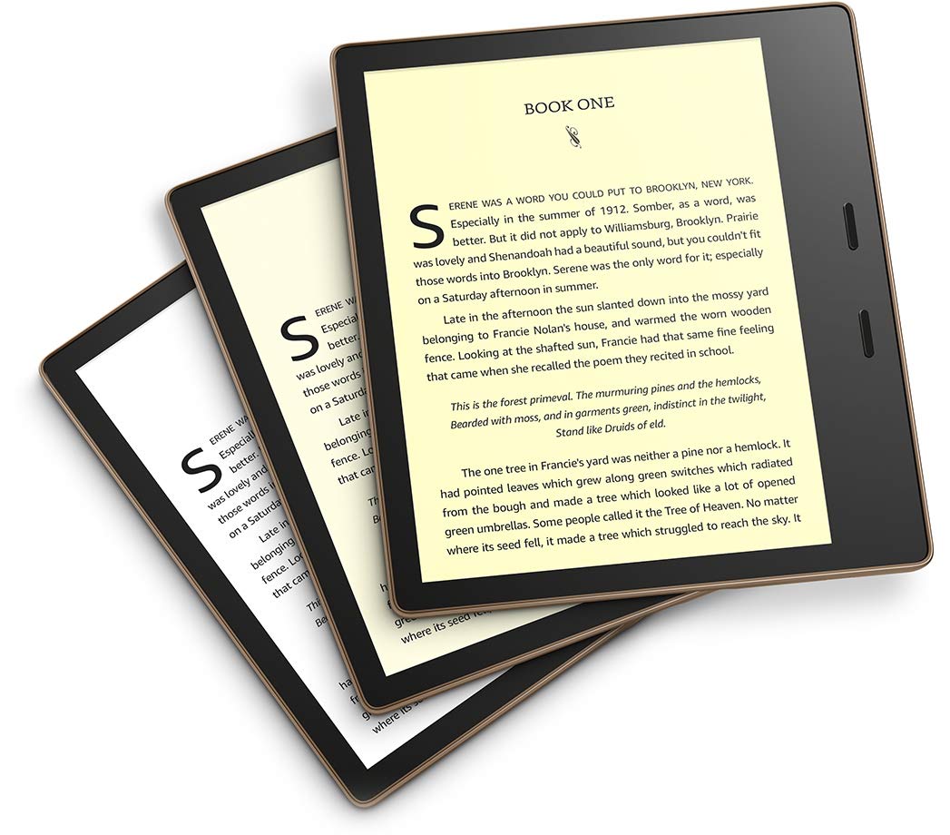 One-handed reading Kindle