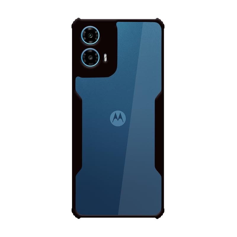 Black Border - Transparent Back iPaky Mobile Back Cover Case
