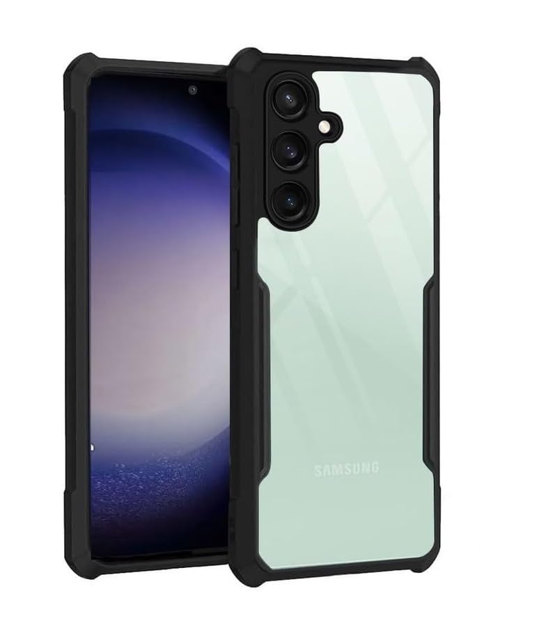 Black Border - Transparent Back iPaky Mobile Back Cover Case