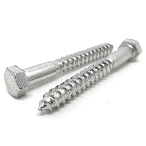 1/4" Stainless Steel Hex Lag Screws (Choose Length & Qty)