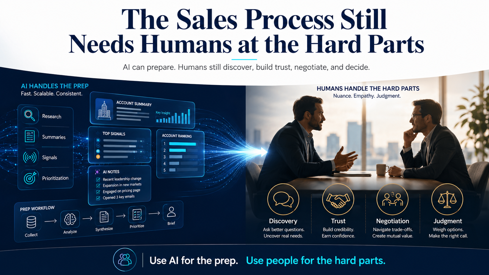 The Sales Process Still Needs Humans at the Hard Parts