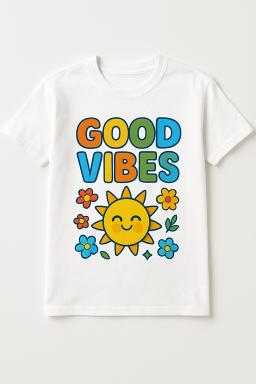 Diverse group wearing stylish funny graphic T-shirts in urban setting