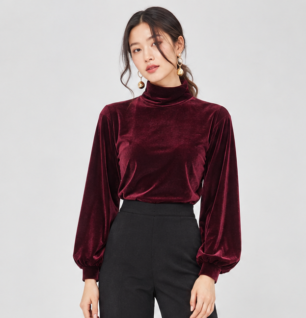 Rimsha wear women's wear velvet sweatshirt