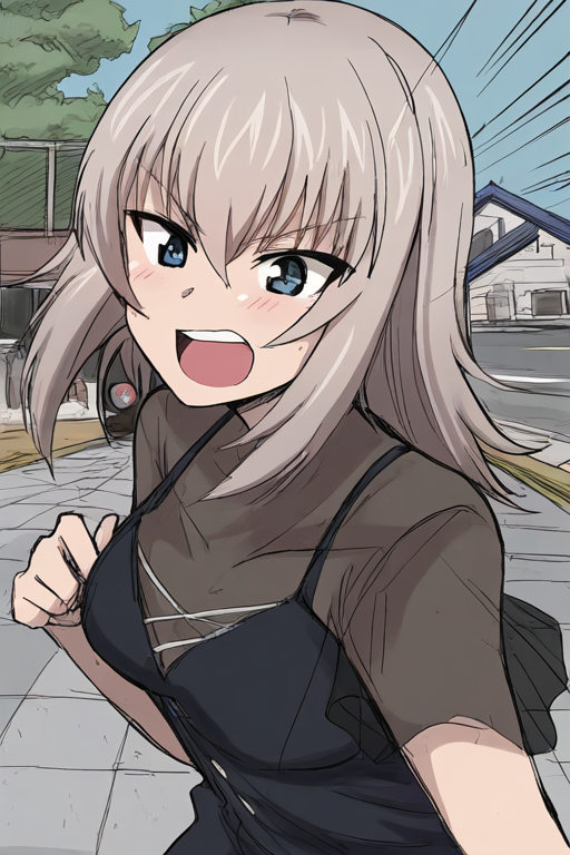 逸見エリカのAIエロエロ落書きもの12 by 催●スマホの淫魔 with ai art, Erika Itsumi, Girls und Panzer, Girls und Panzer, large breasts, swimsuit