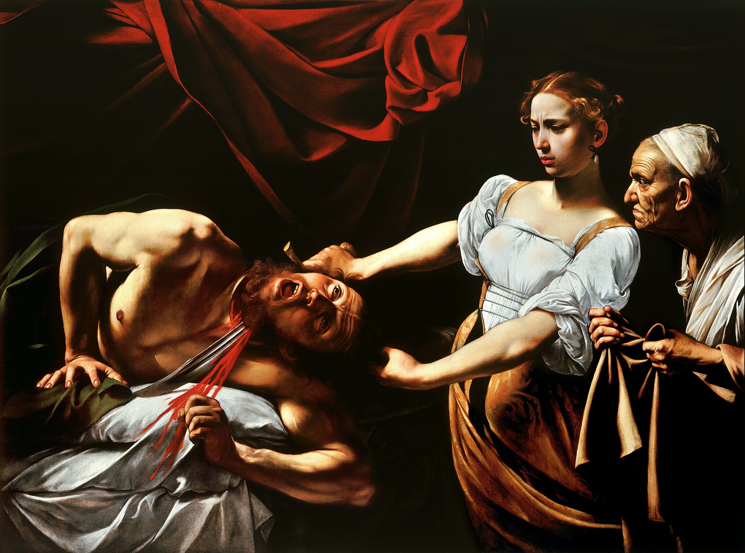 Judith Beheading Holofernes, c. 1599. Galleria Nazionale d'Arte Antica, Rome.