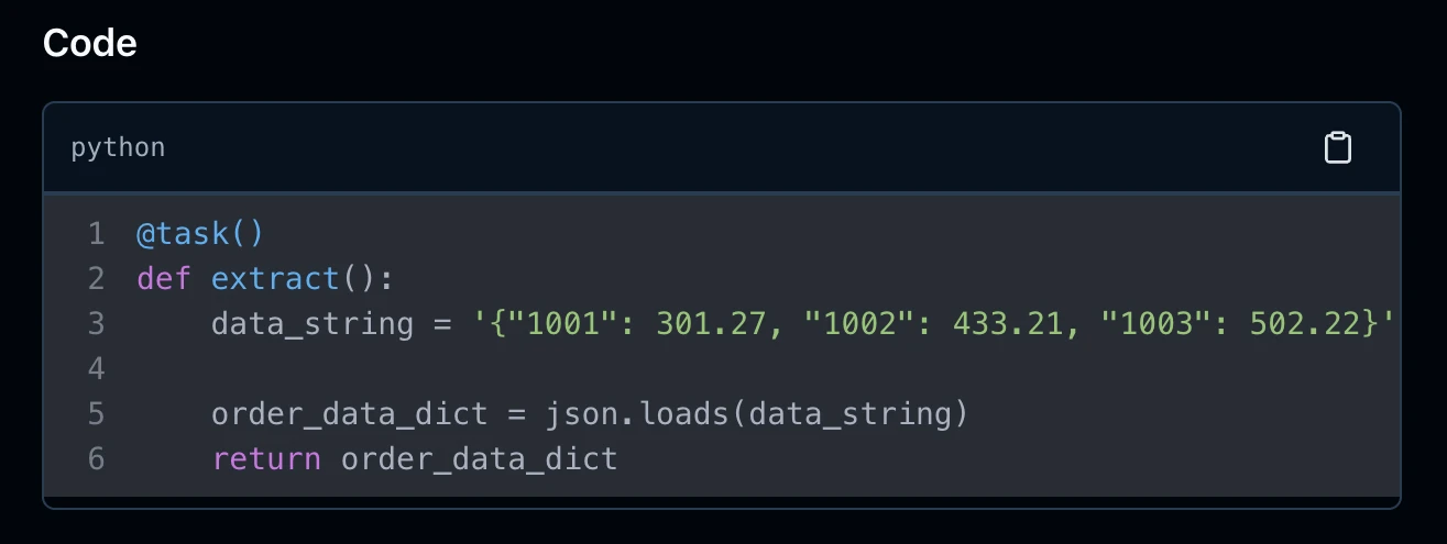 Code block