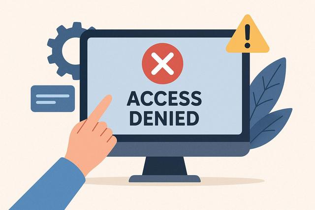 Autorisation refusée Windows : causes et solutions