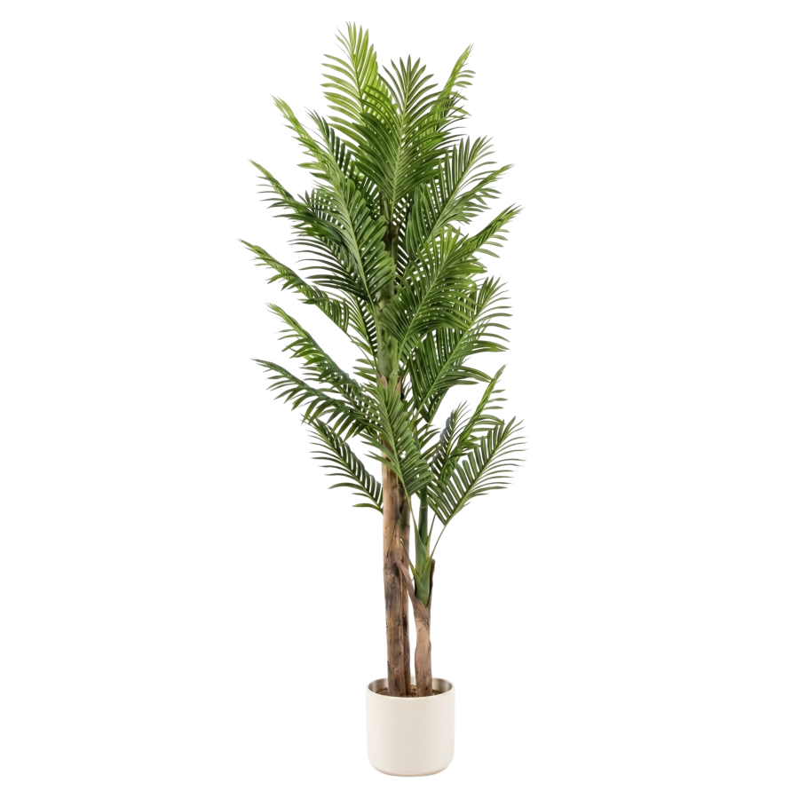 Palmera artificial con maceta poliuterano, 190cm
