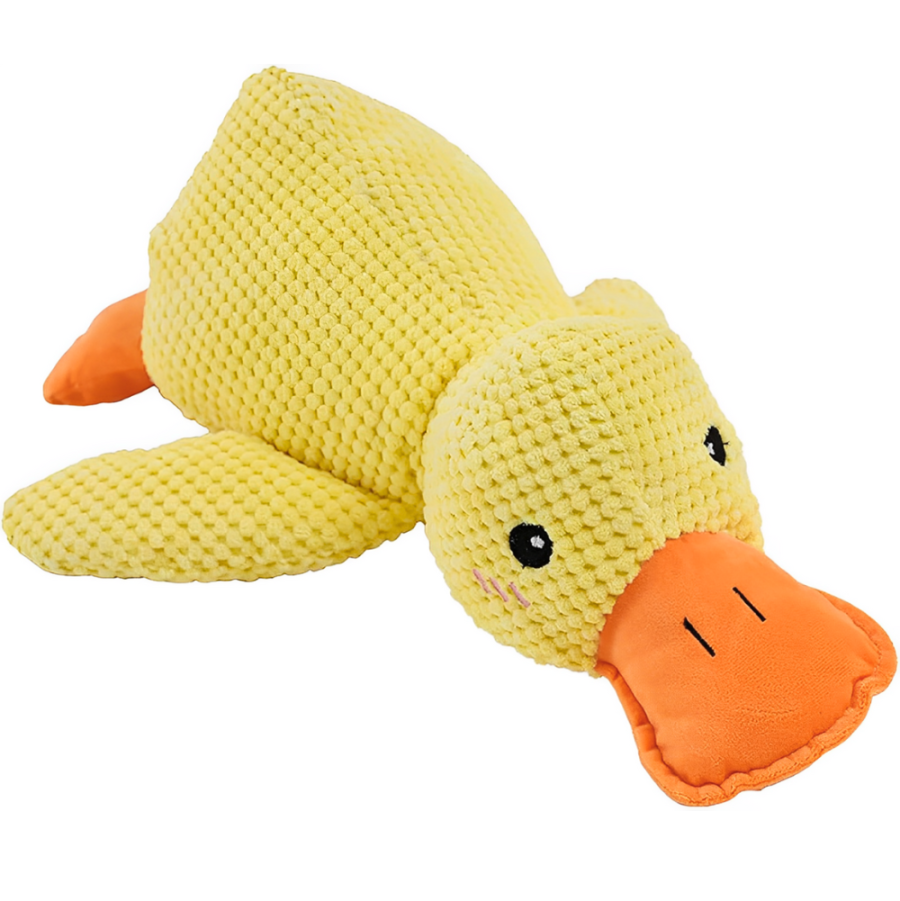 Pato chillón de peluche para mascota 42cm