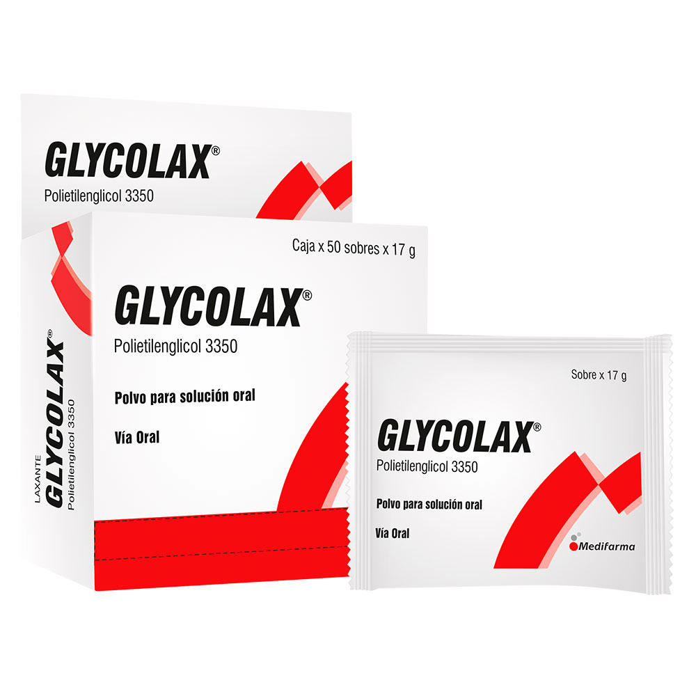 Glycolax (Polietilenglicol 3350) Caja X 12 Sobres 