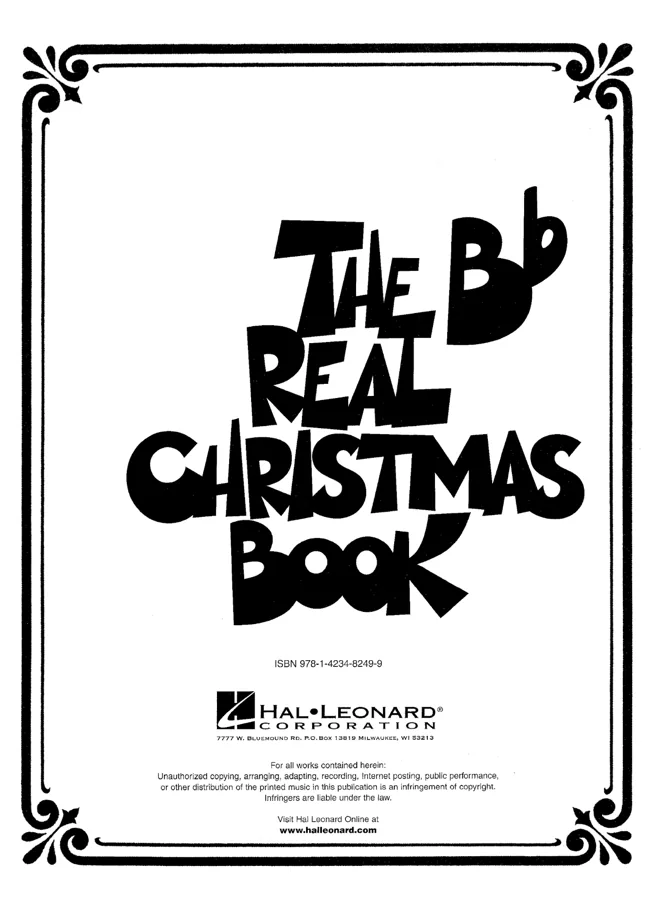 The Real Christmas Book in Bb