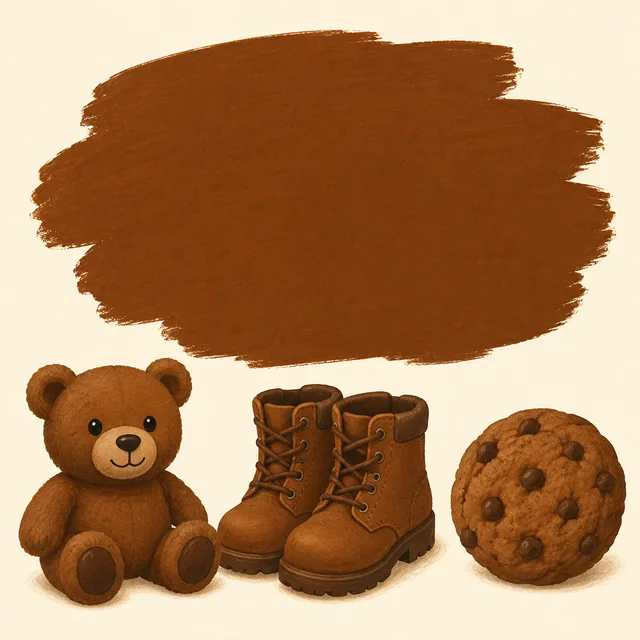 Illustration of brown