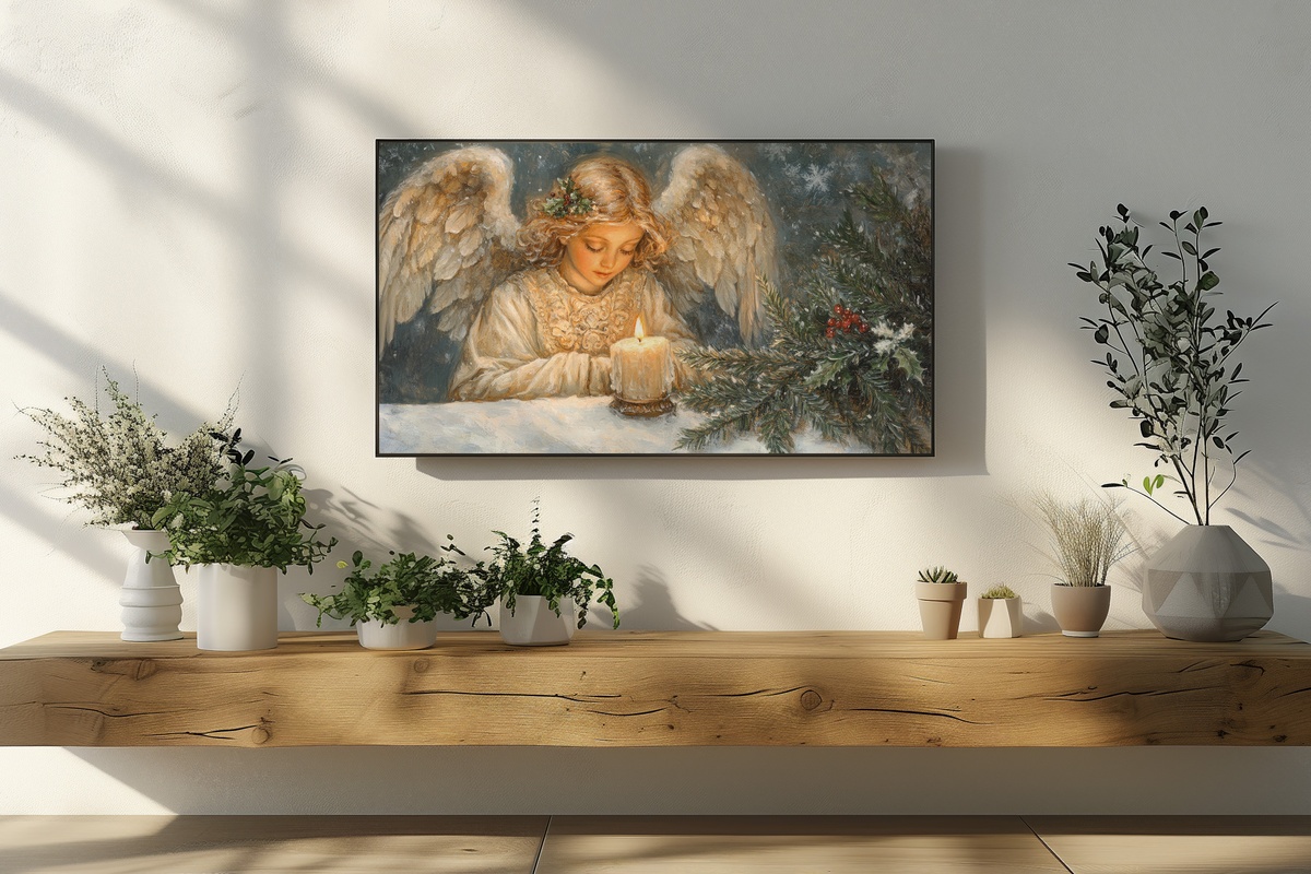 Whispering Winds of Time Frame TV Art