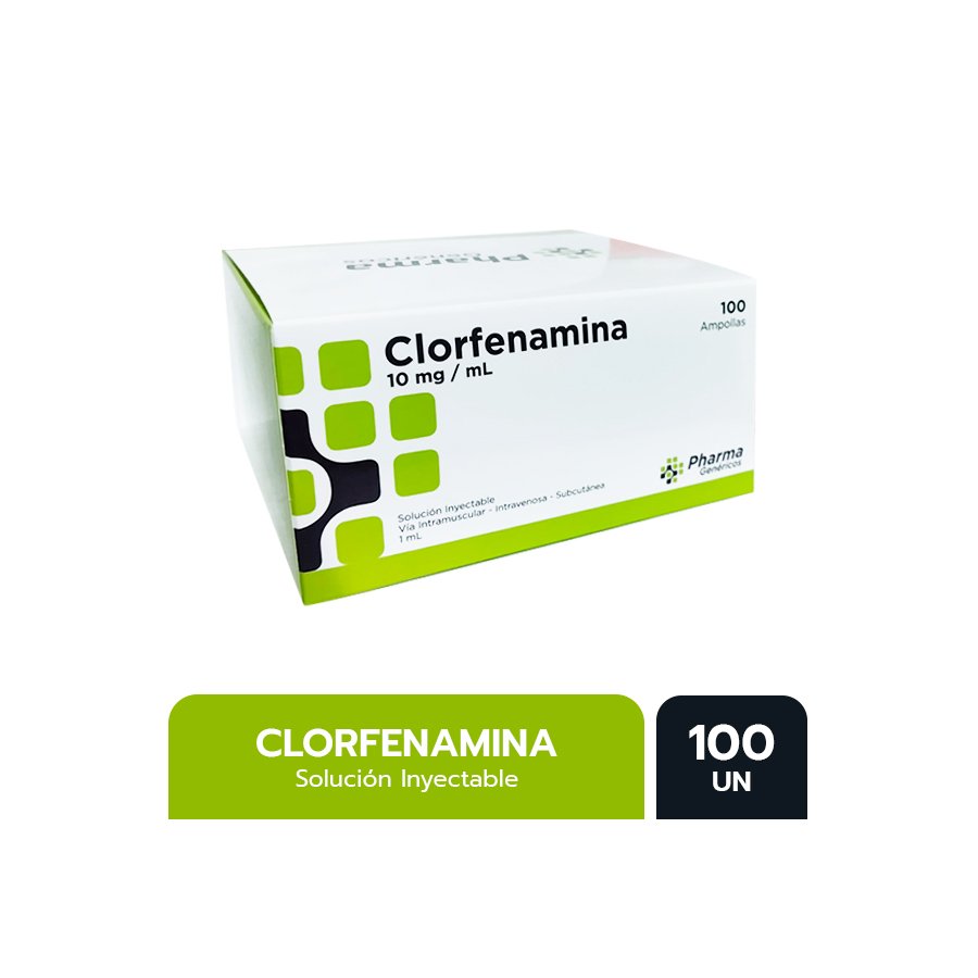 Clorfenamina Maleato 10 Mg/1ml Cjax100 Amp