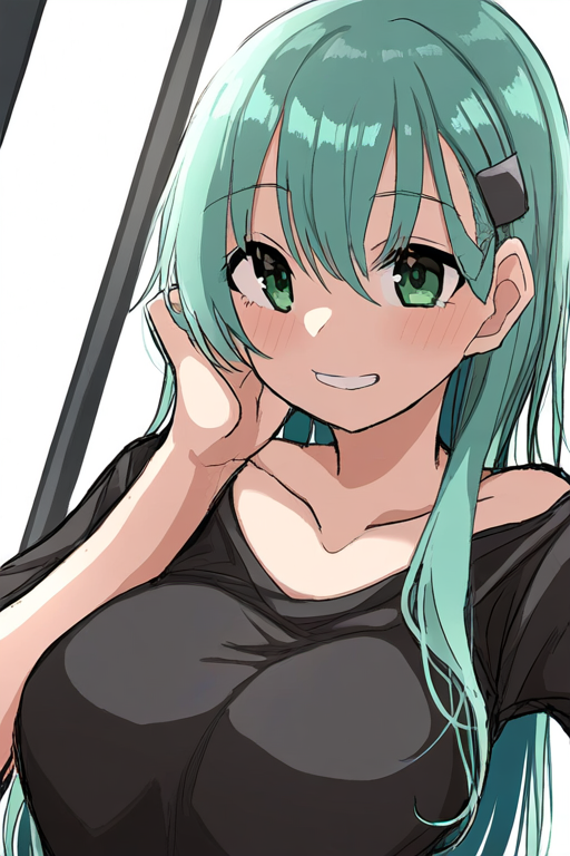 鈴谷のAIエロエロ落書きもの4 by 催●スマホの淫魔 with Suzuya (Kantai Collection), Kancolle, bunny girl, cleavage, cowgirl position