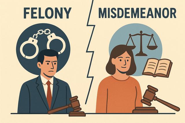Understanding the Key Differences: Felony vs. Misdemeanor