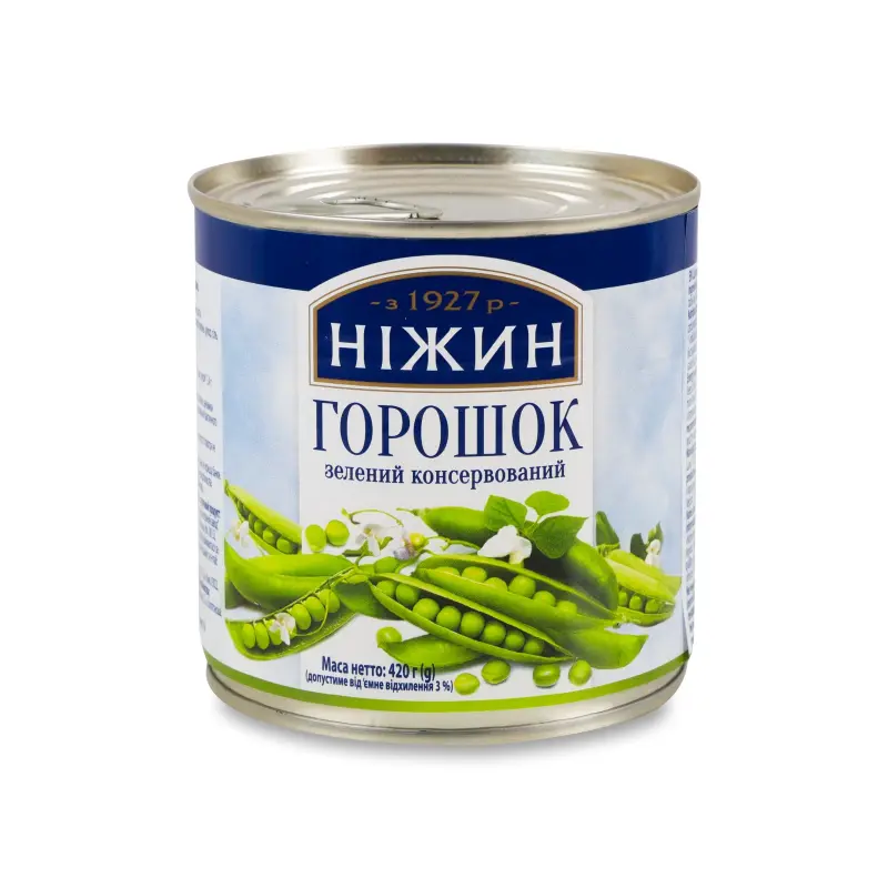 Groszek zeliony konserwowy “NEZHIN CANNERY” puszka 420g