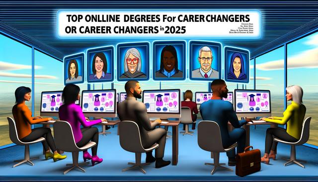 Top Online Degrees for Career Changers in 2025