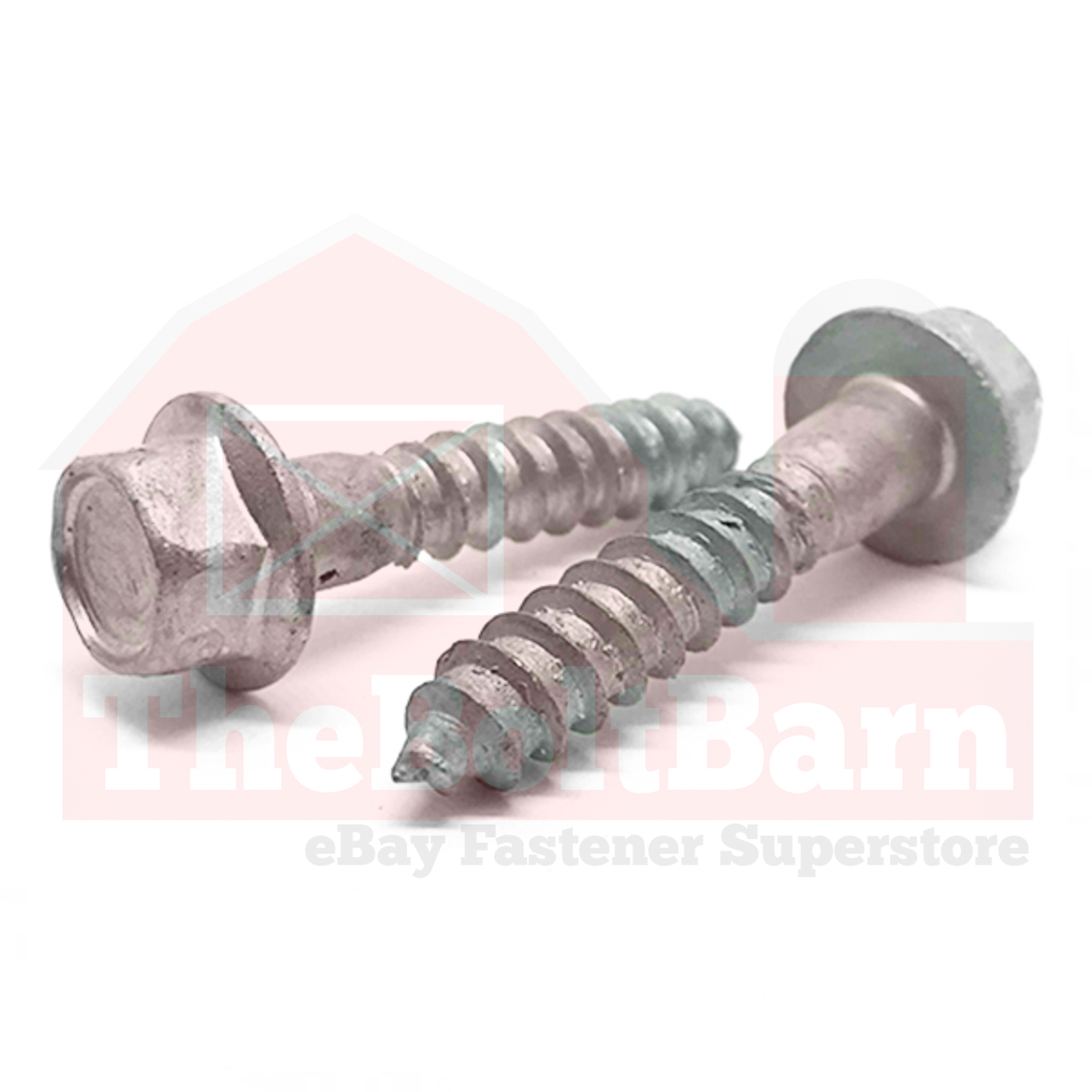 5/16"-9 Hex Flange Lag Screws Galvanized (Choose Length & Qty)