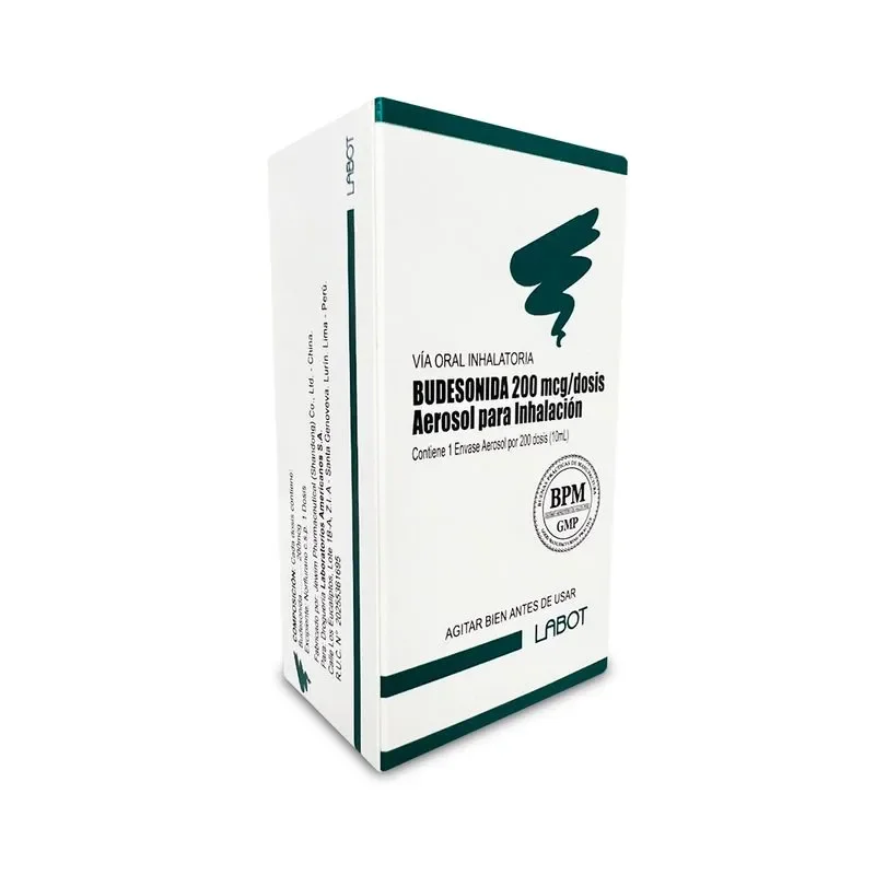 Budesonida 200 Mcg Aerosol Fco/200 Dosis