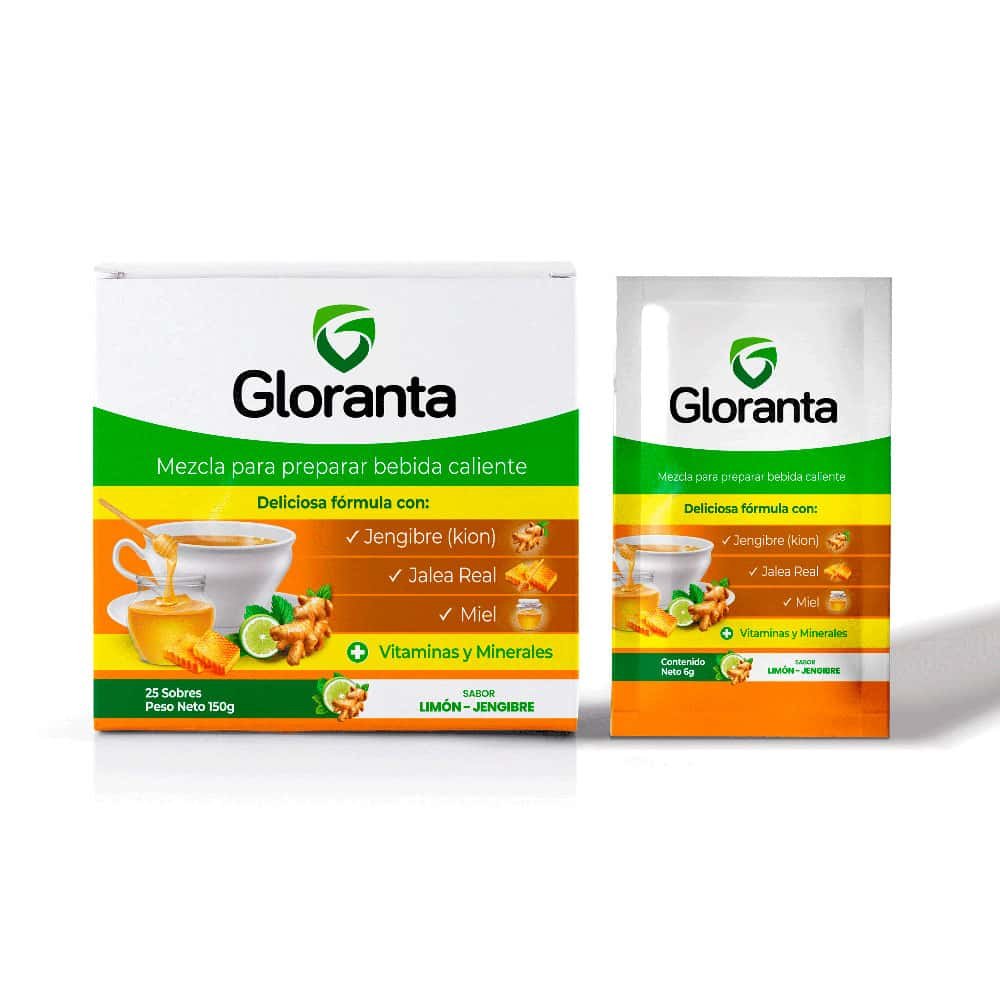 Gloranta Caliente Gengibre Cja X 25 Sobres