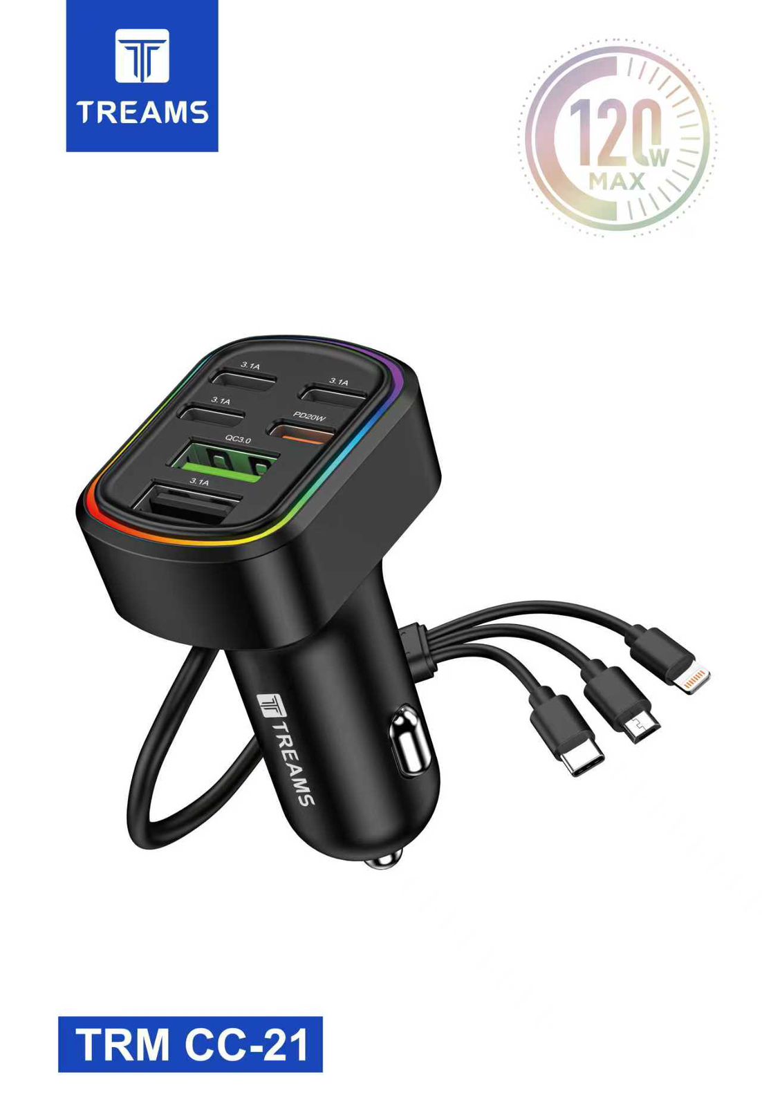 Treams TRM CC - 21 - 3 IN 1 - 120W