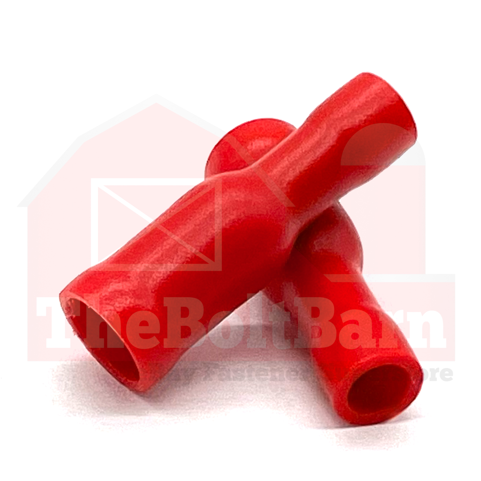 Rot PVC/Vinyl Buchse Isoliert Kugel Crimp Verbinder Klemmen, AWG 22-18 - Bild 2 von 7