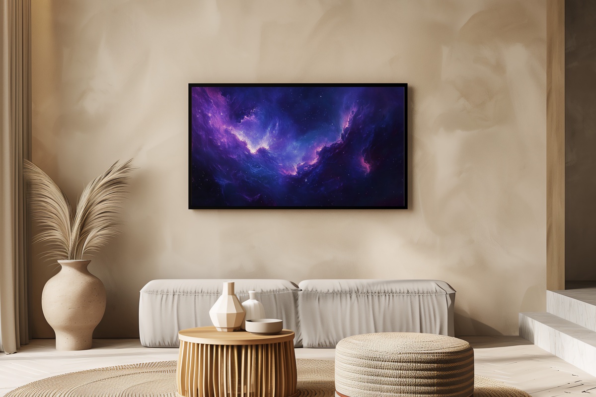 Night Sky Depth and Wonder Frame TV Art