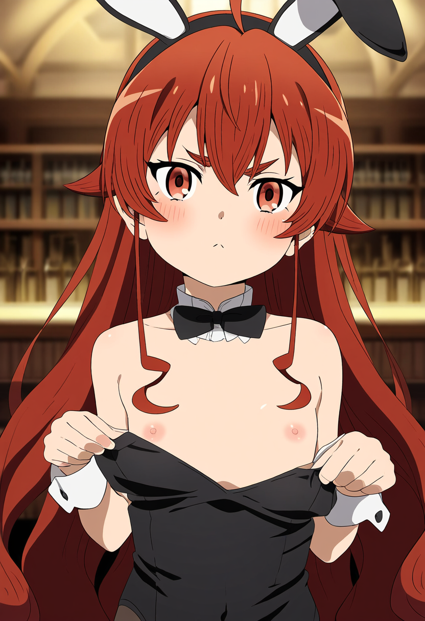 Eris Oppai 2 by CarefreeVision with flat chest, Mushoku Tensei, Eris Boreas Greyrat