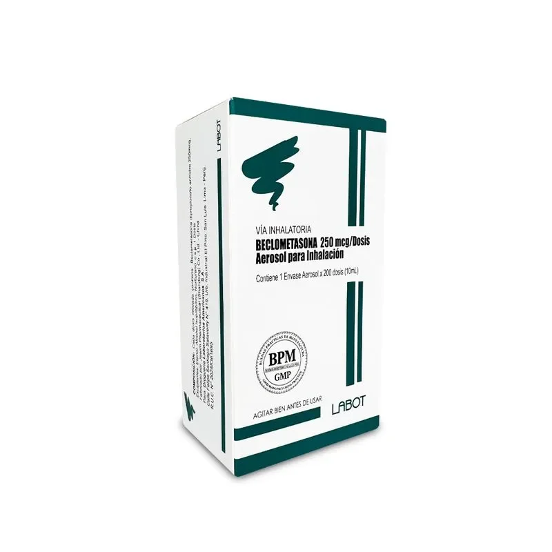Beclometasona 250 Mcg Labot Inh/200 Dosis