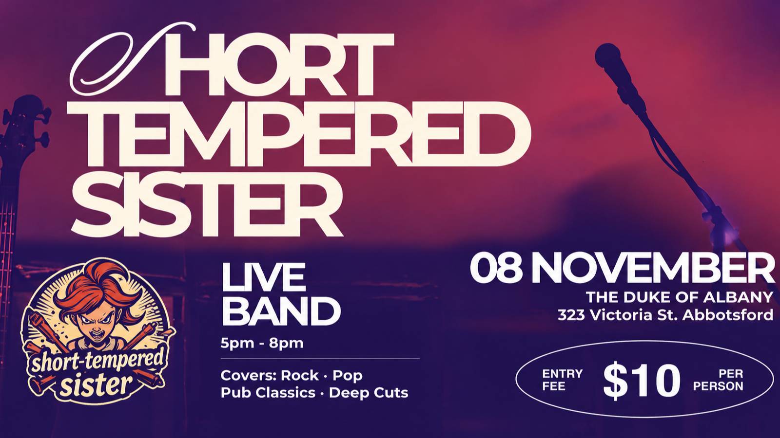 Short-Tempered Sister Live at The Duke